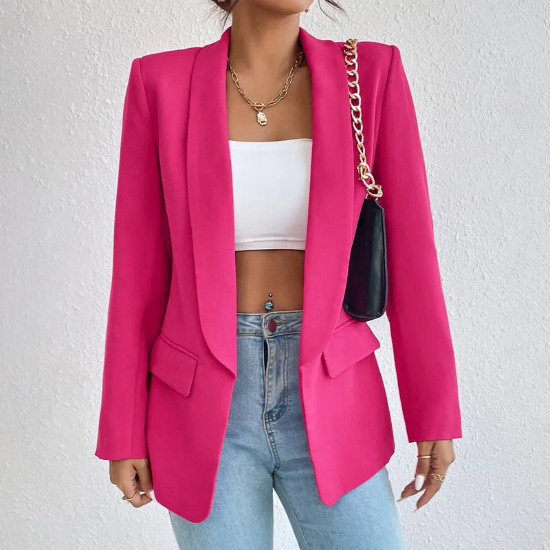 Ladies' Elegant Office Blazer Jacket 