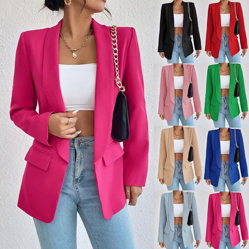 Ladies' Elegant Office Blazer Jacket 