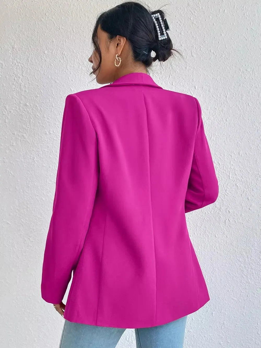 Ladies' Elegant Office Blazer Jacket 