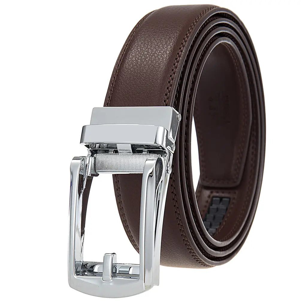 Real Leather Ratchet Belt