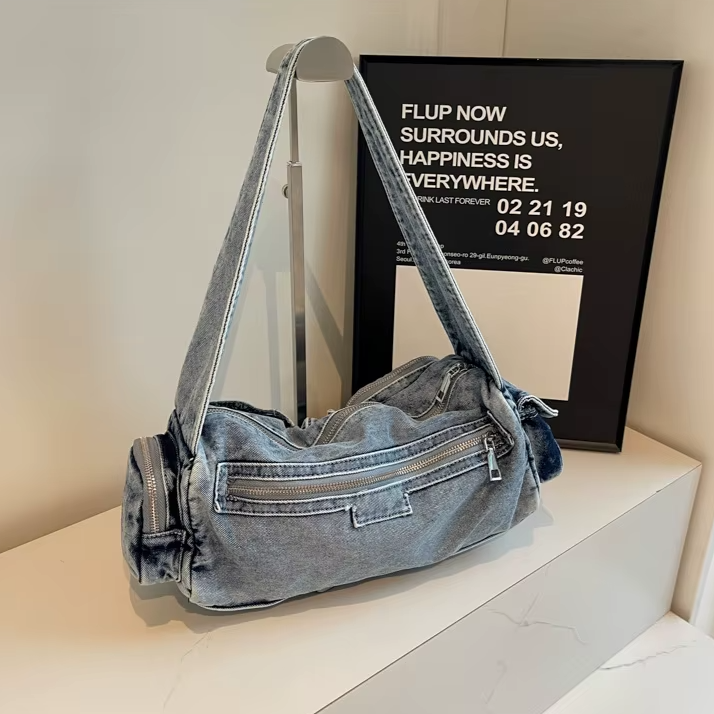 Denim Super busy Ladies Sling Bag