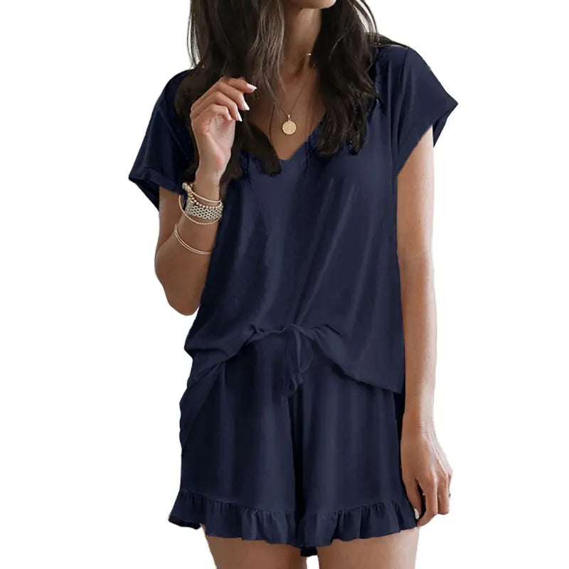 Short Sleeved Pajama Set