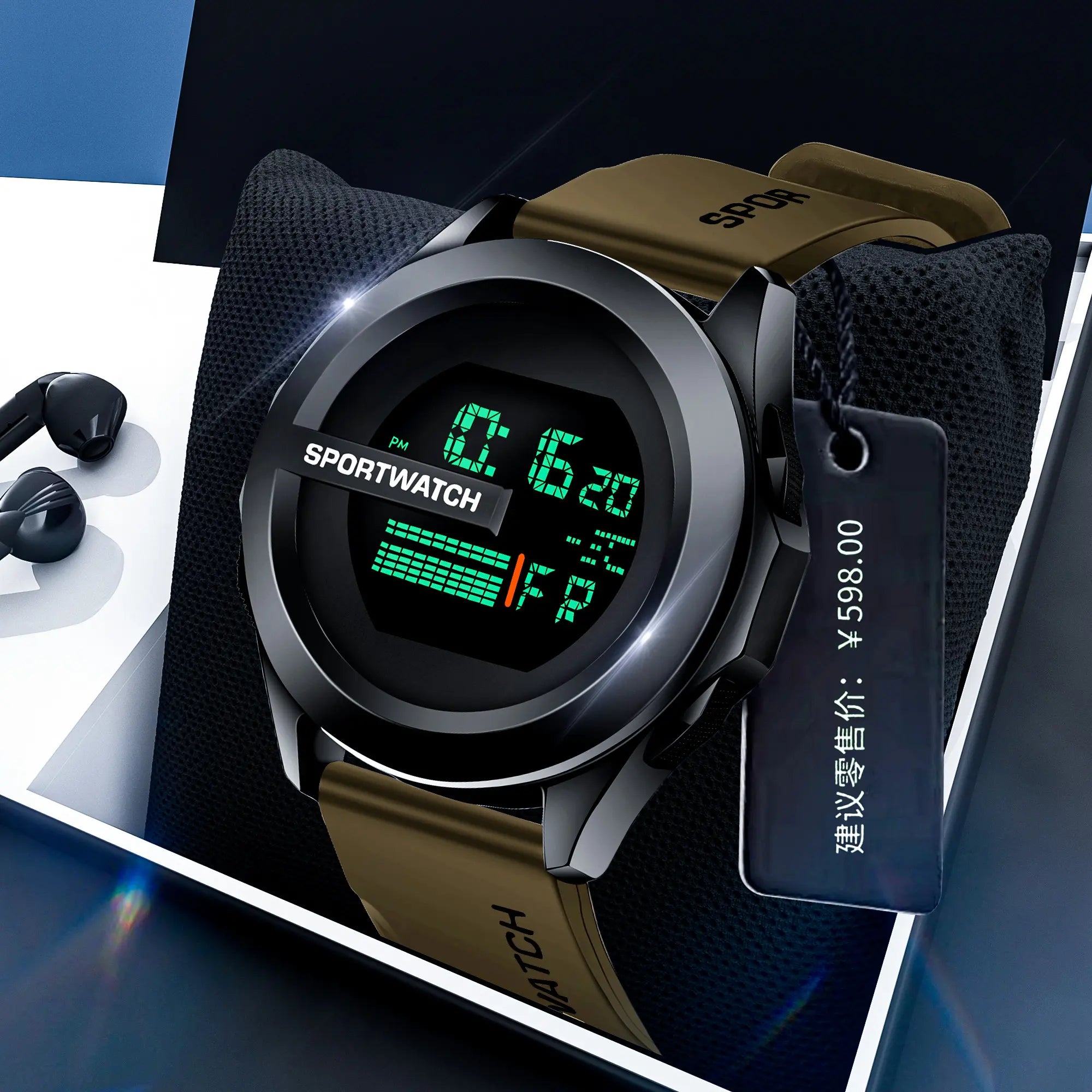 Waterproof Digital Electronic Watch